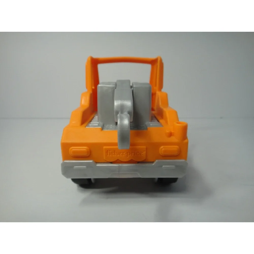 Fisher-Price Little People Orange Help and Go Tow Truck Face Vehicle 2023 Mattel